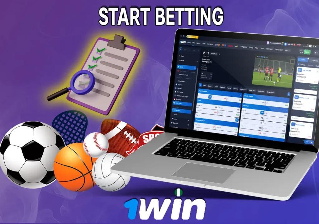 start 1win betting