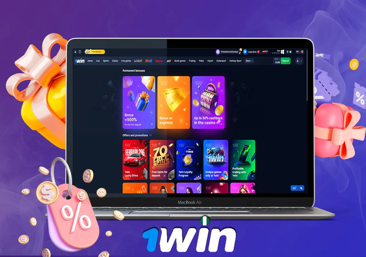 Bonus and promotional program of 1Win casino
