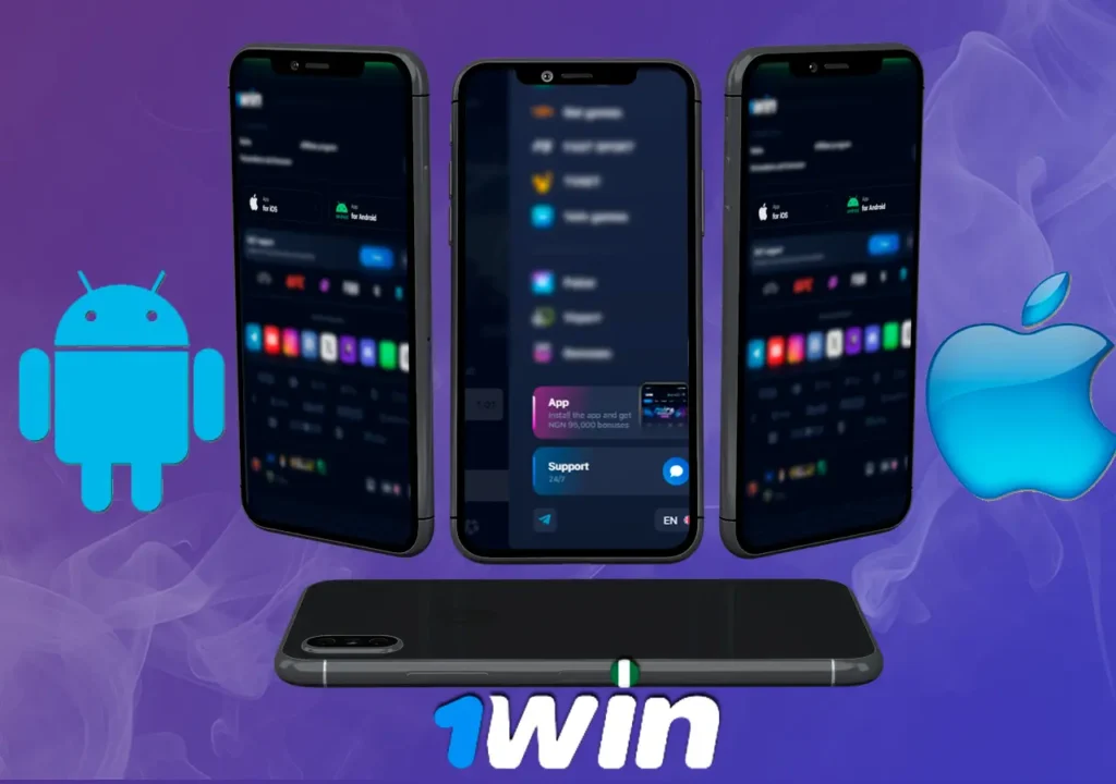 1Win mobile app for Android and iOS phones