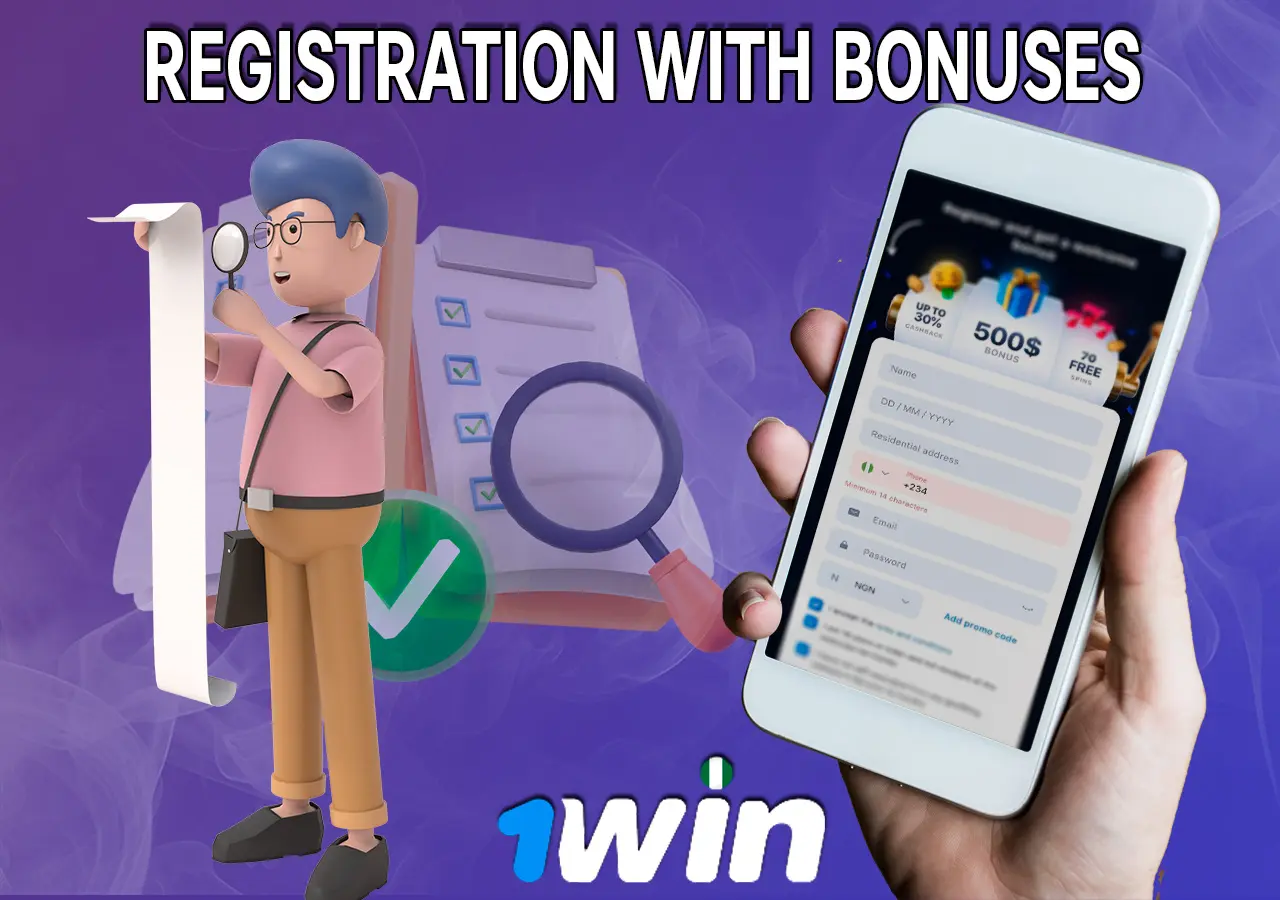 Getting a starting bonus for registration at 1Win